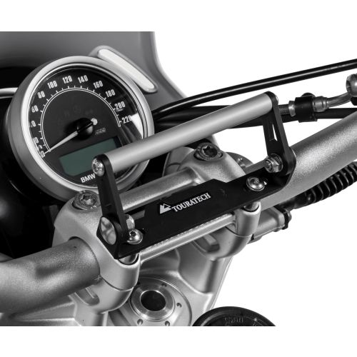 GPS Anbauadapter Lenkerklemmung, einstellbar, M8x35 Schrauben z.b. für BMW