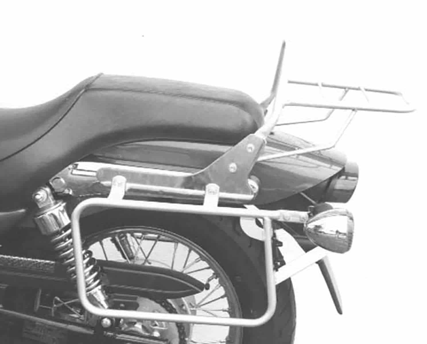 Seitenkofferträger festverschraubt chrom für Kawasaki EL 125 (1998-2007)