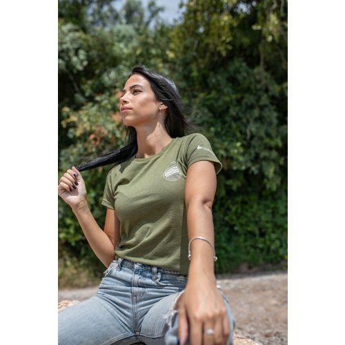 T-Shirt "Nature", Damen grün