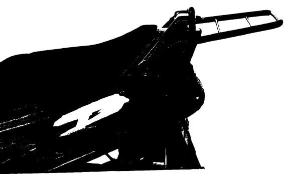 Rohrgepäckbrücke schwarz für Suzuki GSX-R 1100 W (1995-1997)