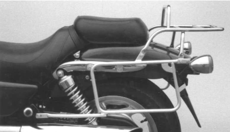 Komplettträgerset (Seitenkofferträger und Rohrgepäckbrücke Topcaseträger) chrom für Honda VF 750 C (1993-2000)