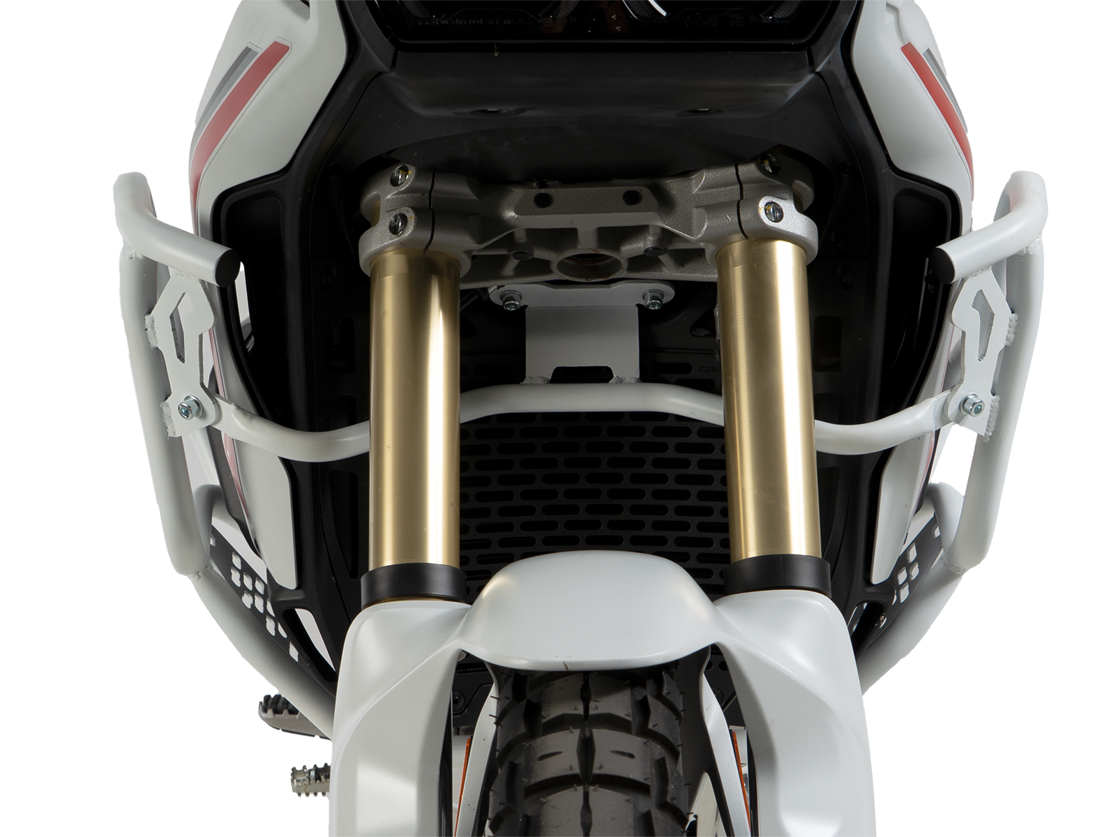 Tankschutzbügel "Solid" weiß für Ducati Desert X V2 (2026-)