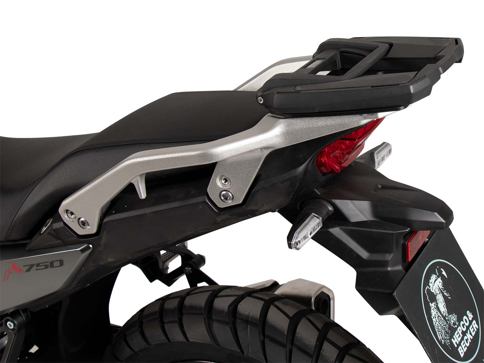 Easyrack Topcaseträger für Kombination mit Original-Gepäckbrücke schwarz für Honda XL 750 Transalp (2023-2024)