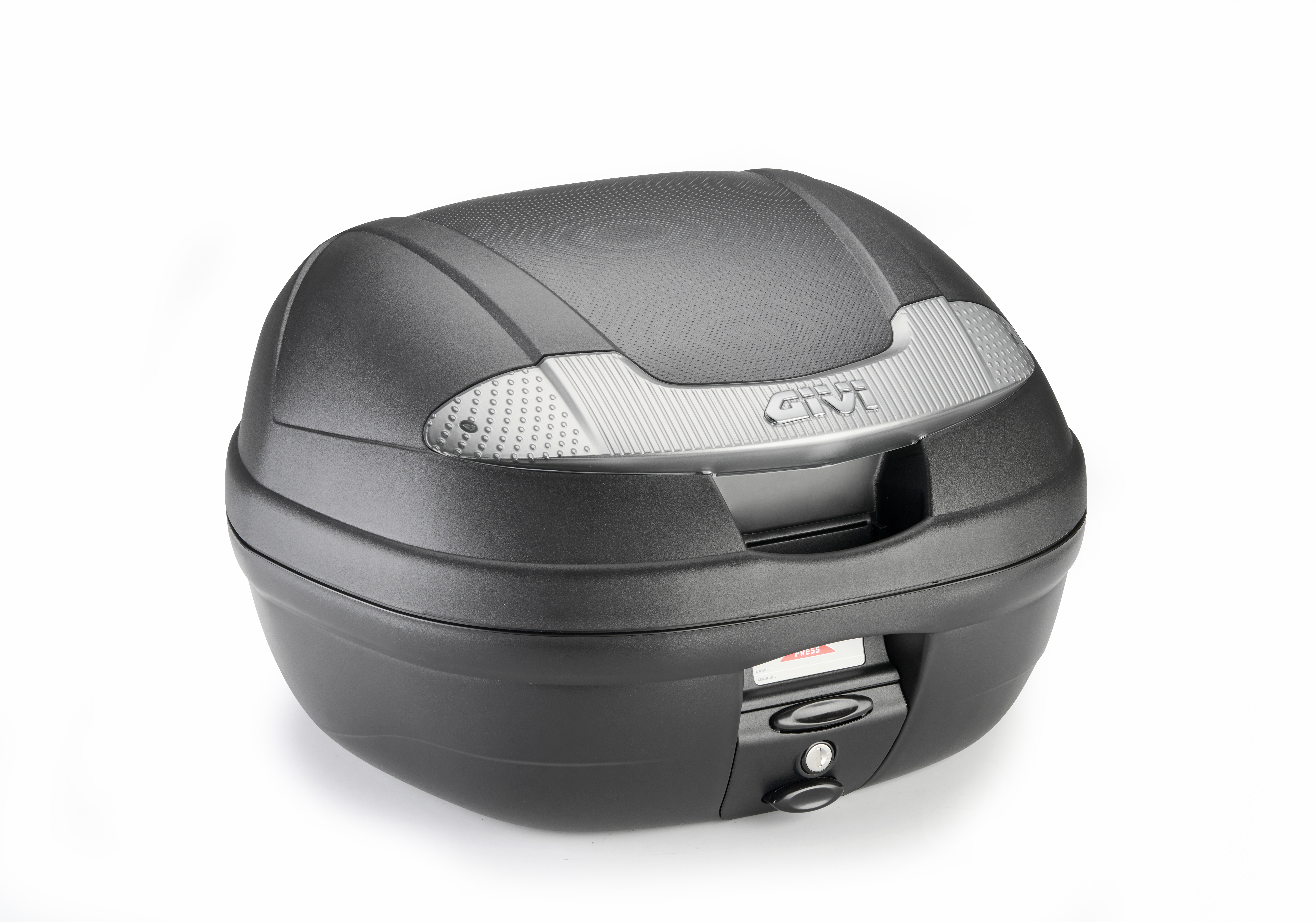 E340 Vision-Tech - Monolock Topcase mit Platte schwarz / Max Zuladung 3 kg