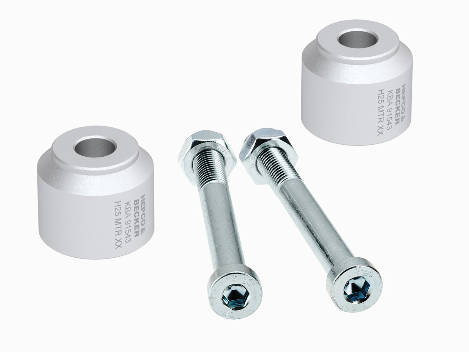 Lenkererhöhung 25 mm silber für BMW G 310 GS (2017-2025)