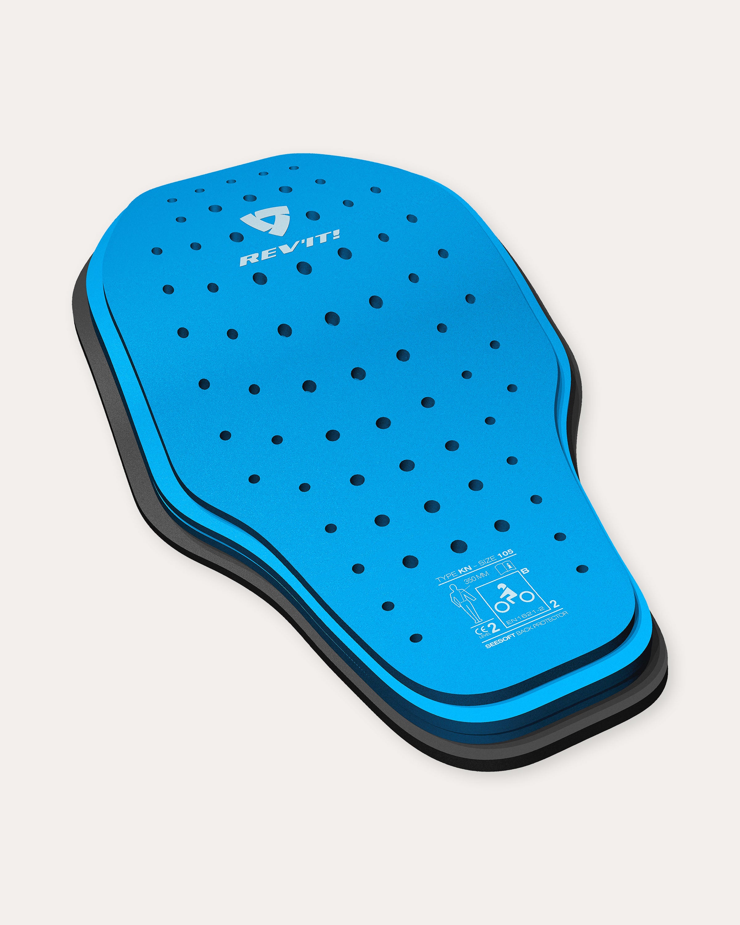 Rückenprotektor SEESOFT Type KN | Blue-Black - Blau-Schwarz / 106 / Standard - Größe: 106 - Länge: Standard