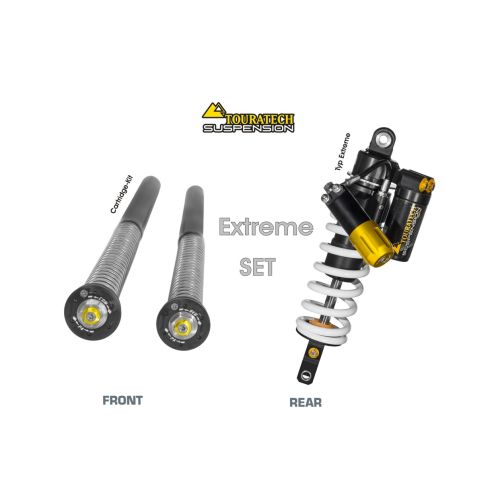 Touratech Suspension WTE Extreme - SET mit Cartridge für Yamaha Ténéré 700 (2019-2024)