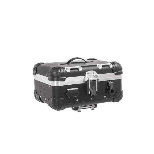 Motorrad Alu Topcase ZEGA Evo And-Black, 25 Liter mit Rapid Trap