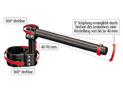 _157640eafca15e Stummellenker Lenker verstellbar multiClip Tour Ø55/70 mm für BMW R Nine T