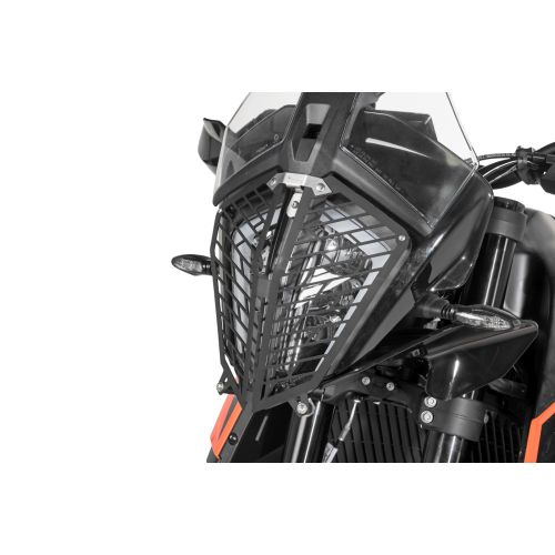 Scheinwerferschutz mit Schnellverschluss für KTM 890 Adventure/ R (-2022), 790 Adventure/ R (-2024), 390 Adventure (2021-2024) *OFFROAD USE ONLY*
