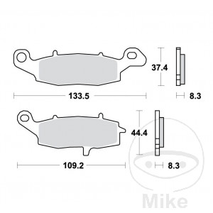 Bremsklotz Sinter TRQ TRW Alternative: 7321730