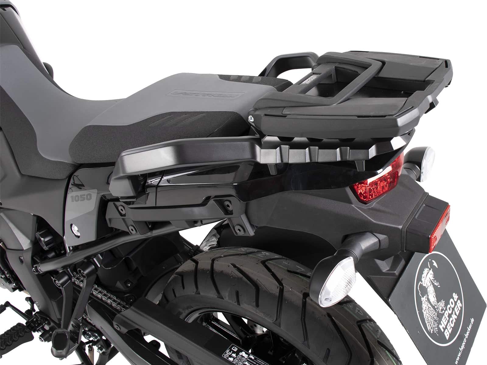 Easyrack Topcaseträger für Kombination mit Originalgepäckbrücke schwarz für Suzuki V-Strom 1050 / XT (2020-2022)
