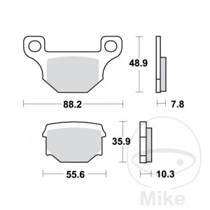 Bremsklotz Standard TRW Alternative: 7321151