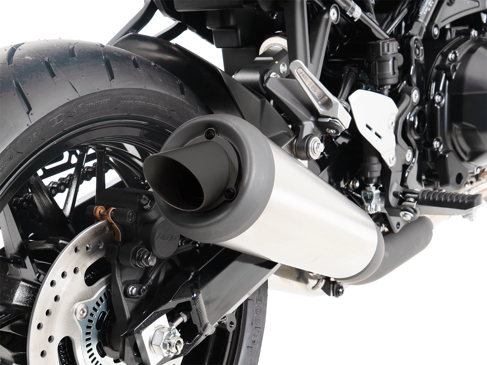 Hitzeschutz-Auspuffblende schwarz für Kawasaki Z 900 RS / Black Ball Edition (2026-)