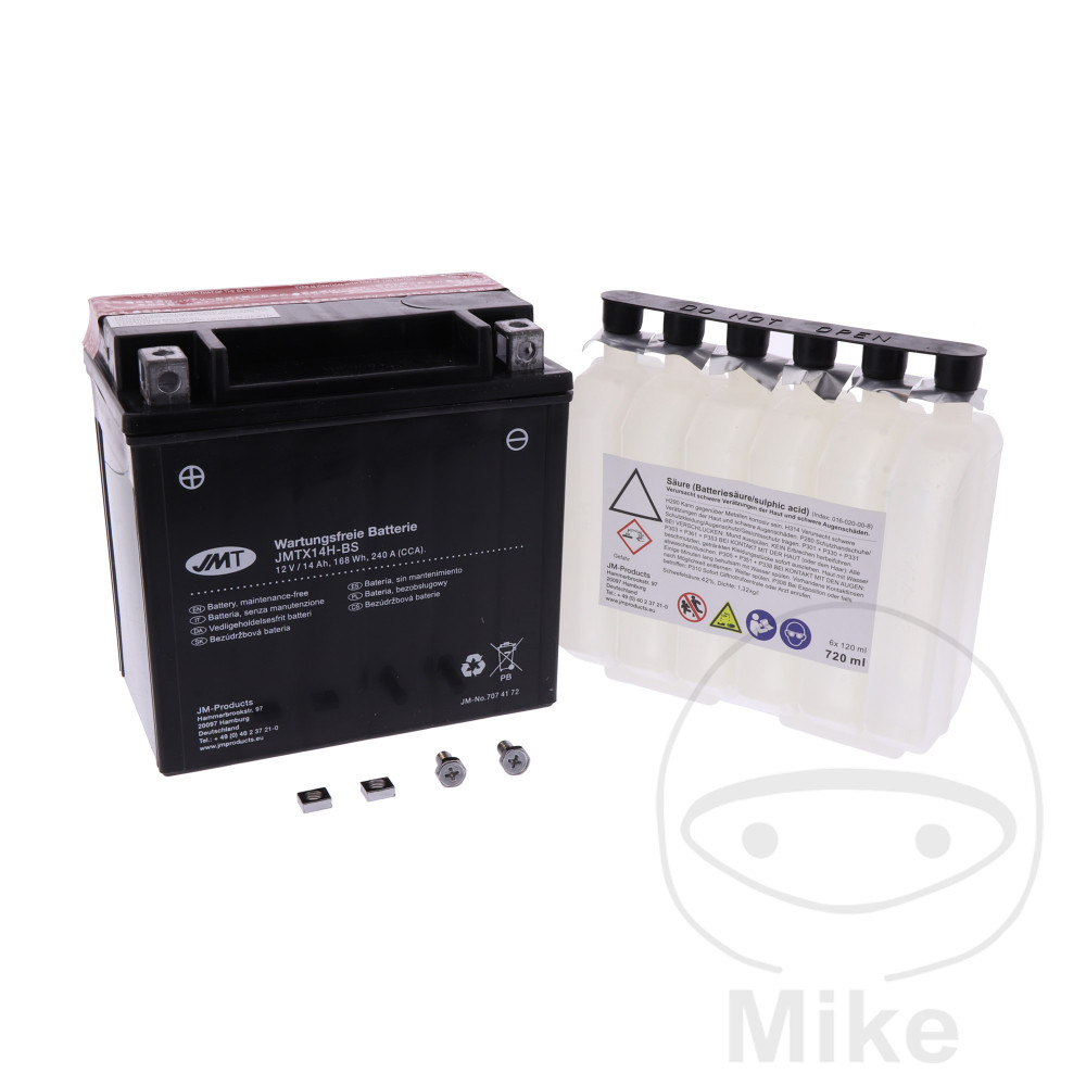 Batterie Motorrad YTX14H-BS JMT Alternative: 7071822