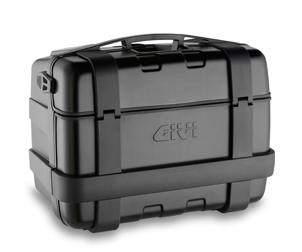 Trekker 46 - Monokey Koffer schwarz mit Alu Cover schwarz / Max Zuladung 10 kg