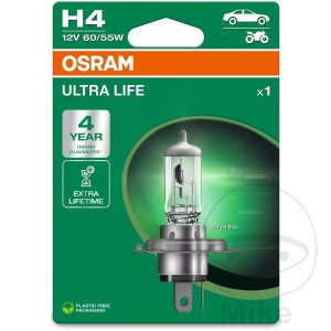 Lampe H4 12V55/60W Osram 1 Blister ULT Alternative: 1591346
