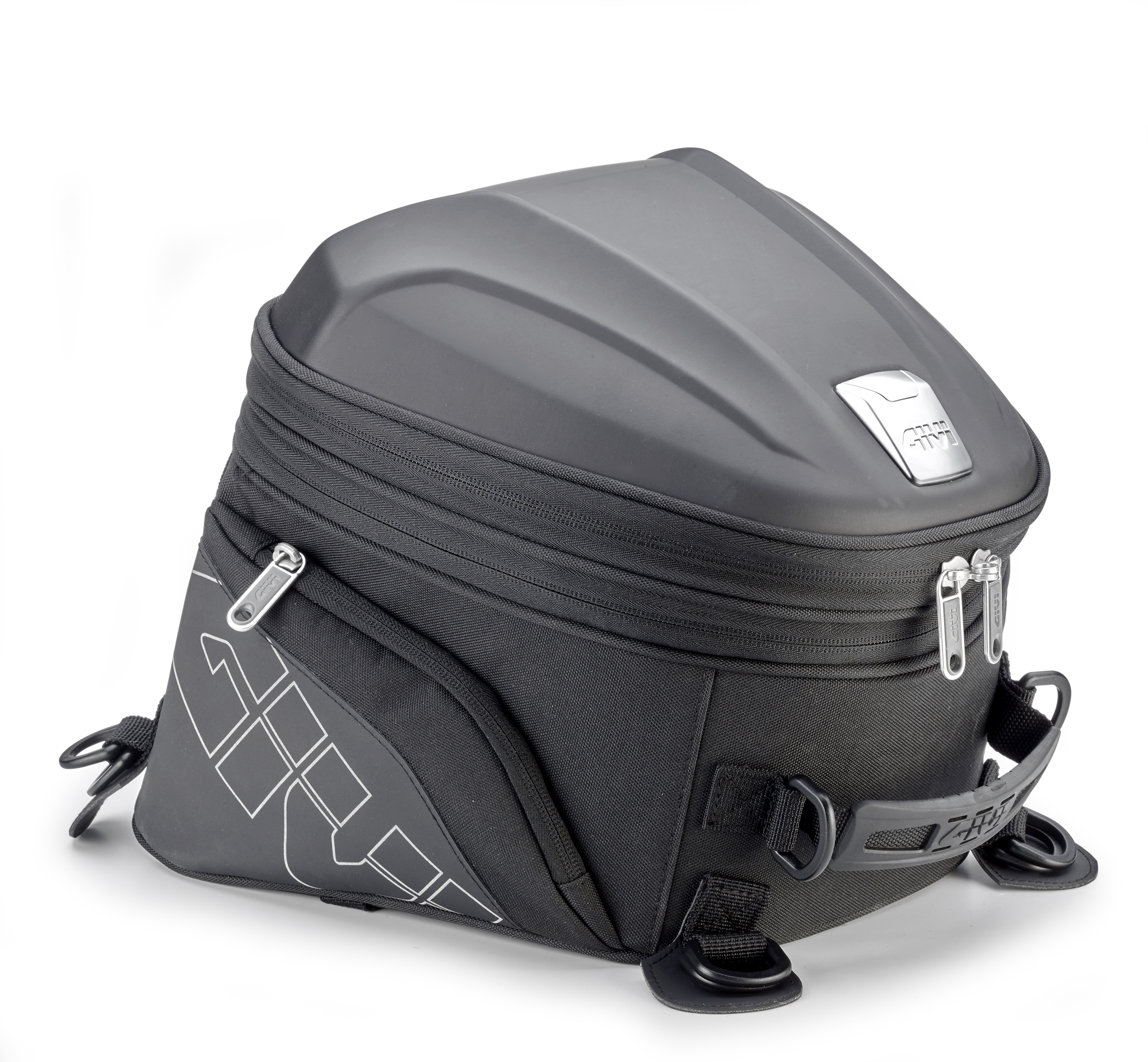 Erweiterbare Hecktasche für sportliche Motorräder 22 Liter Volumen