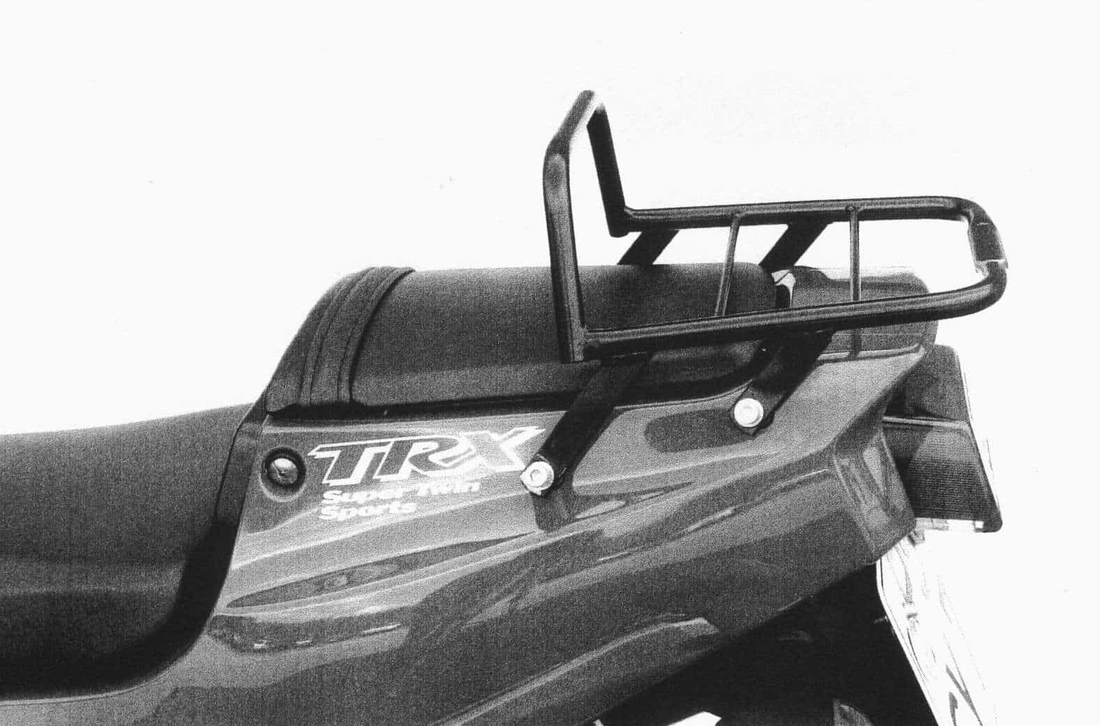 Rohrgepäckbrücke Topcaseträger schwarz für Yamaha TRX 850 (1996-1999)