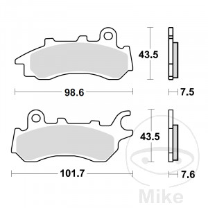 Bremsklotz Standard TRW Alternative: 7320130