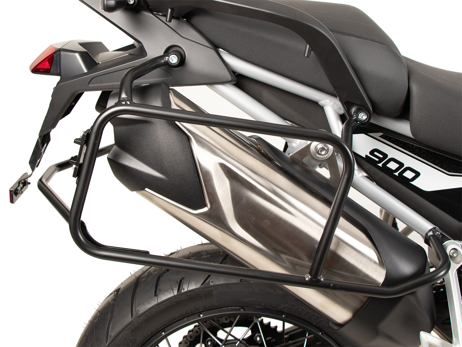 Seitenkofferträger festverschraubt schwarz für Triumph Tiger 900 GT / Pro (2024-)