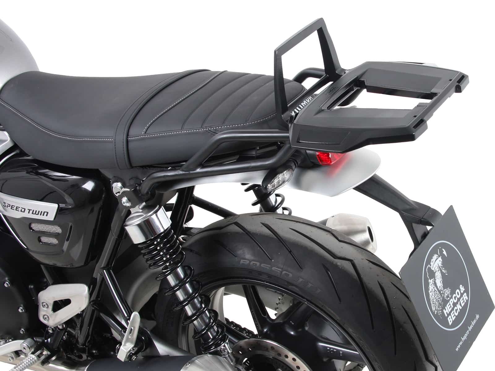 Alurack Topcaseträger schwarz für Triumph Speed Twin 1200 / RS (2019-2021)