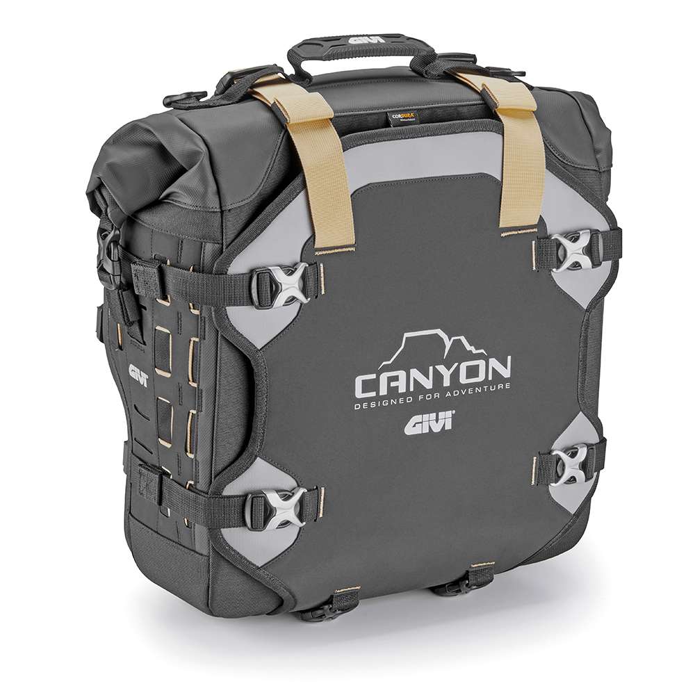 CANYON Wasserdichte Seitentasche, 25 Liter, mit Monokey CAM-Side System, mit Versatz