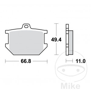 Bremsklotz Standard TRW Alternative: 7326366