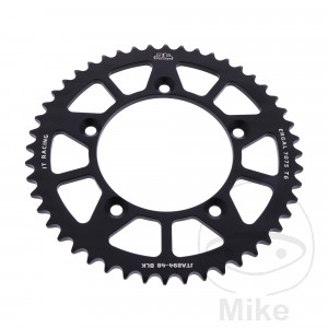 Alu-Kettenrad 48Z Teilung 420 schwarz JT Innendurchmesser 098 Lochkreis 115