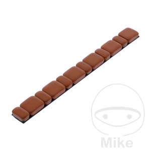Klebegewicht Eisen Riegel 45 g JMP orange 5 / 2.5 gramm Inhalt 15