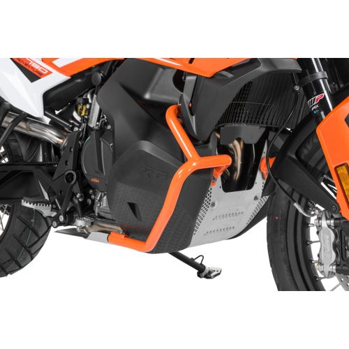 Tankschutzbügel Edelstahl, orange für KTM 890 Adventure/ 890 Adventure R/ 790 Adventure/ 790 Adventure R (-2022)