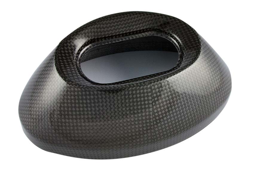 Akrapovic Endkappenset für V4A/Titan Dämpfer inkl. schwarze Edelstahl- V4A Niete