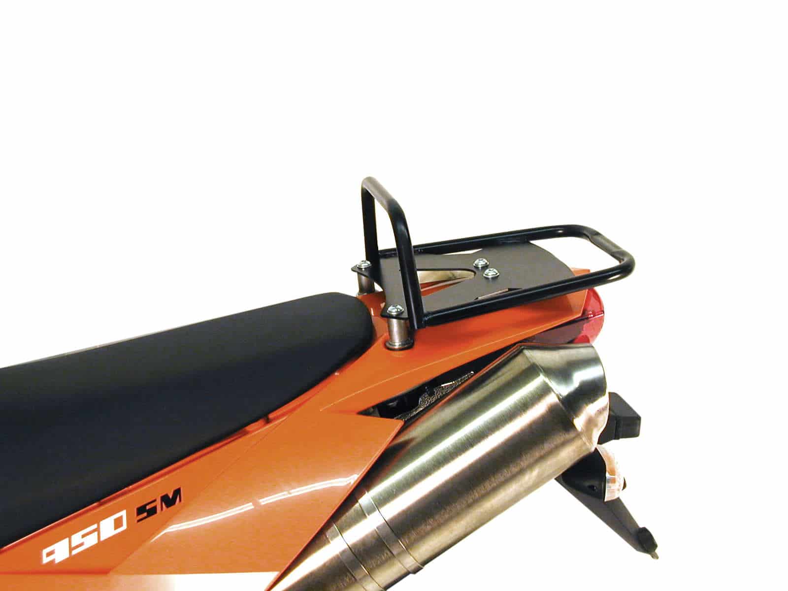 Rohrgepäckbrücke Topcaseträger schwarz für KTM 950 LC 8 Supermoto (2005)