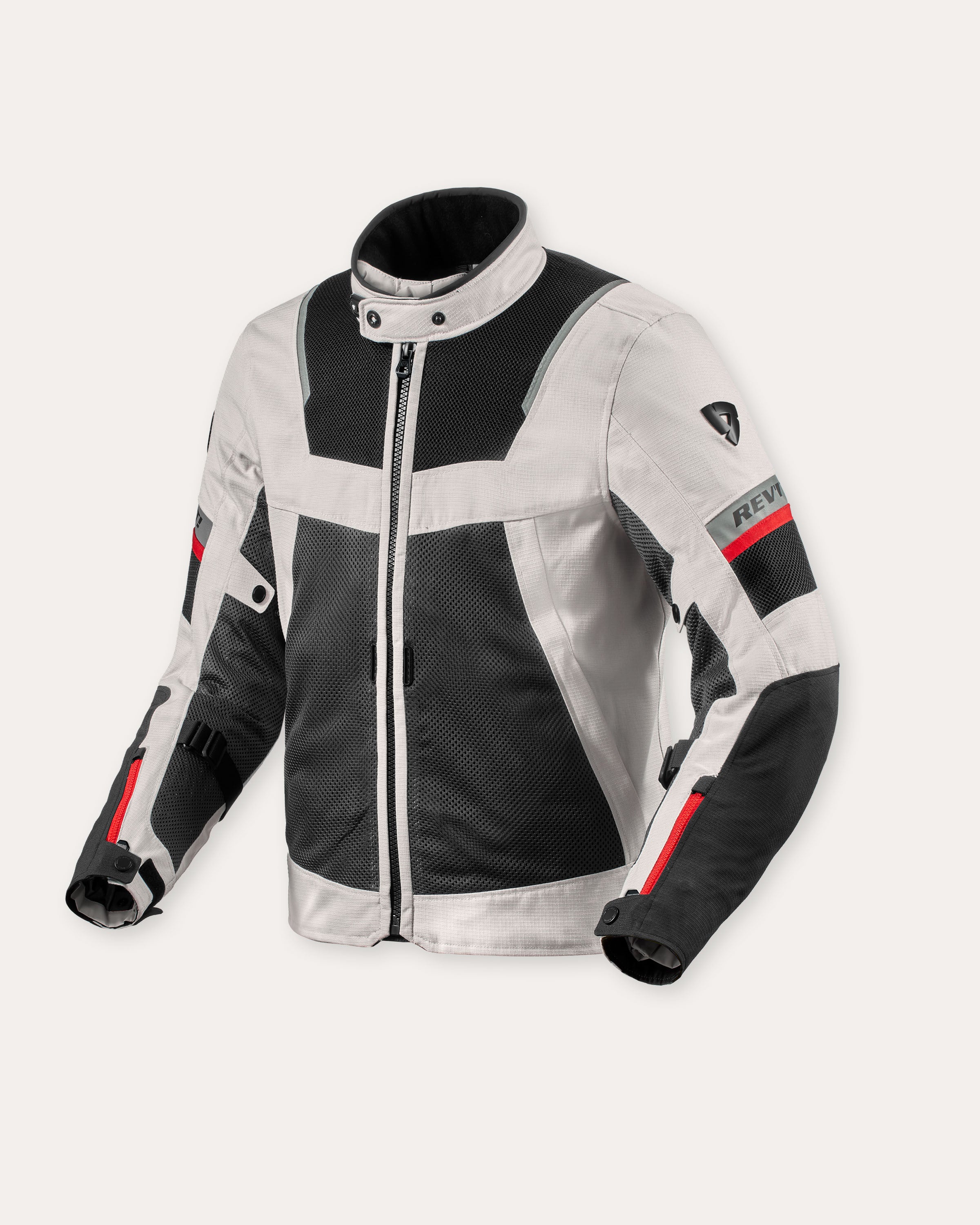 Jacke Tornado 4 H2O Silber-Schwarz S Standard