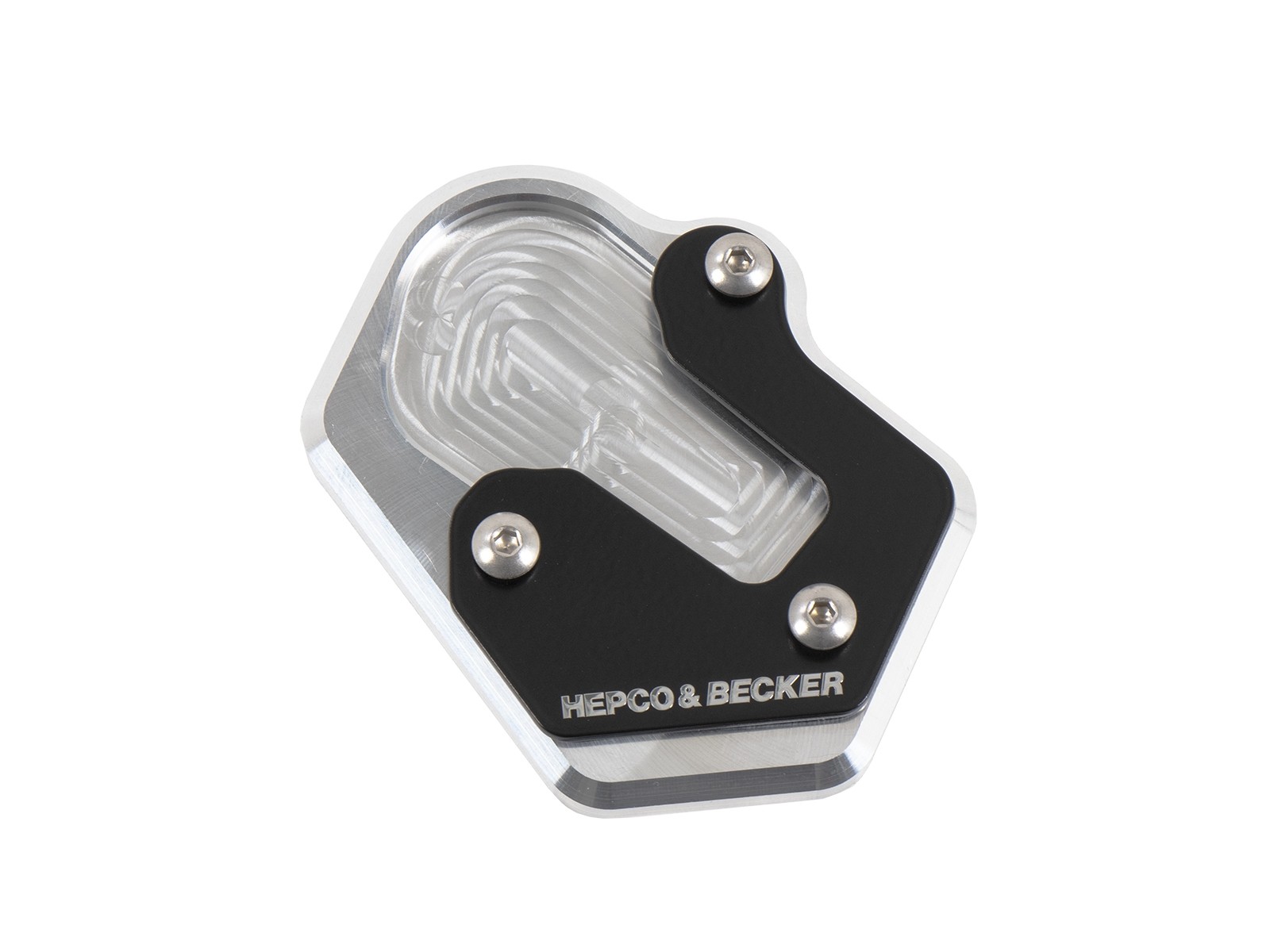 Seitenständerplatte silber/schwarz für BMW F 900 R (2020-2024)