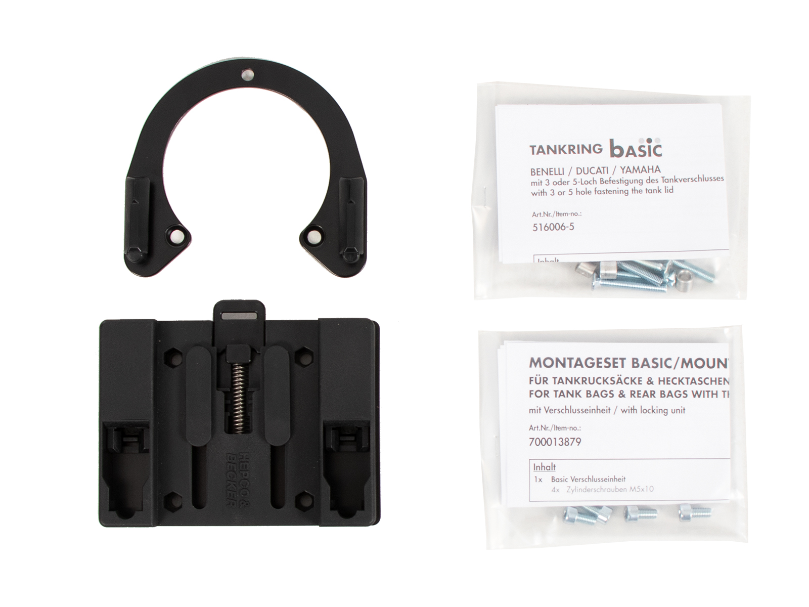 Tankring BASIC inkl. Tankrucksackverschlusseinheit für Cagiva Elefant 900 ie (1990-1992)