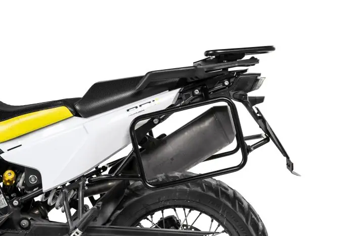 Kofferträger Edelstahl, schwarz, für Husqvarna Norden 901