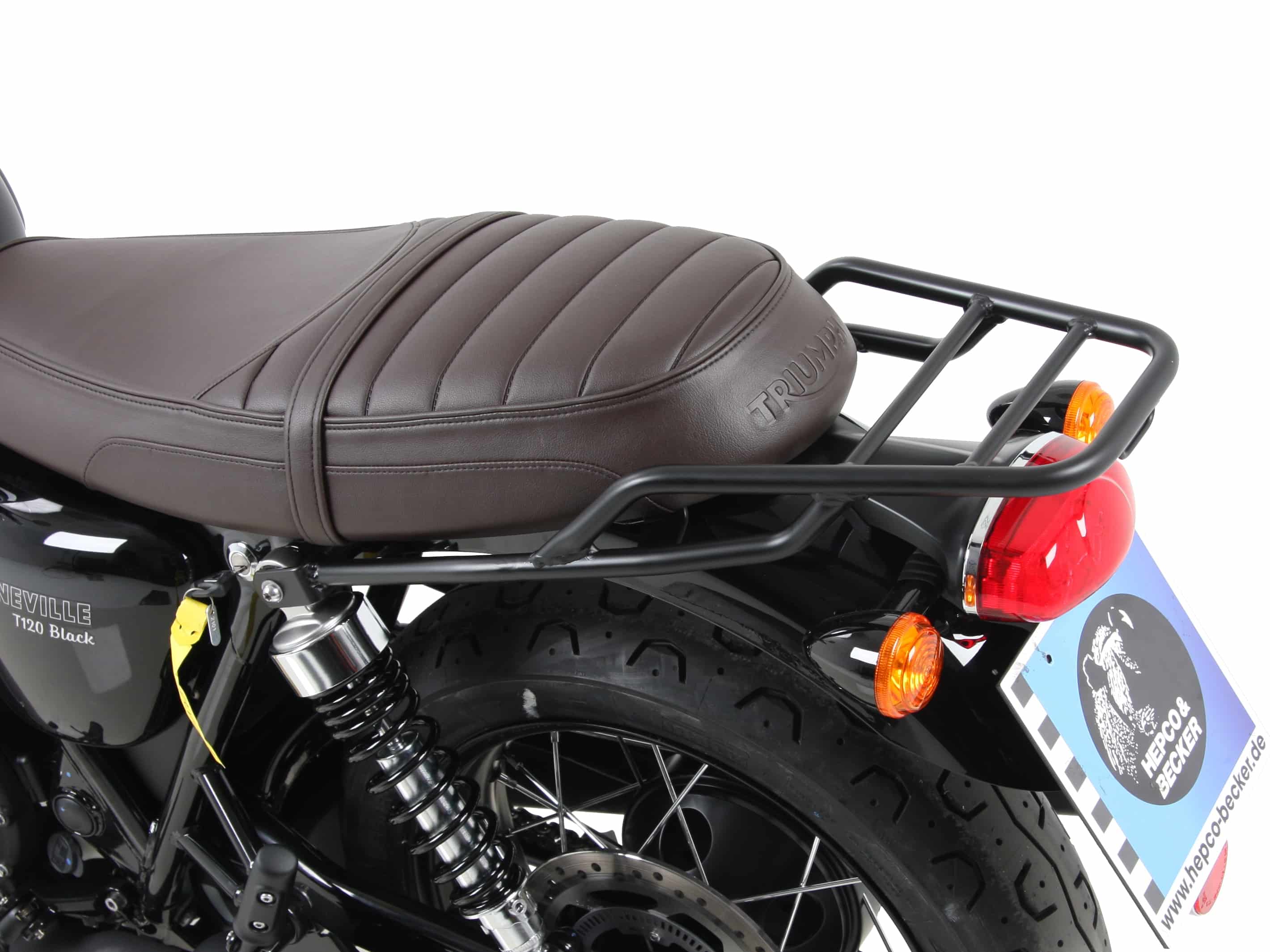 Rohrgepäckbrücke schwarz für Triumph Bonneville T 100/Black (2017-2025)
