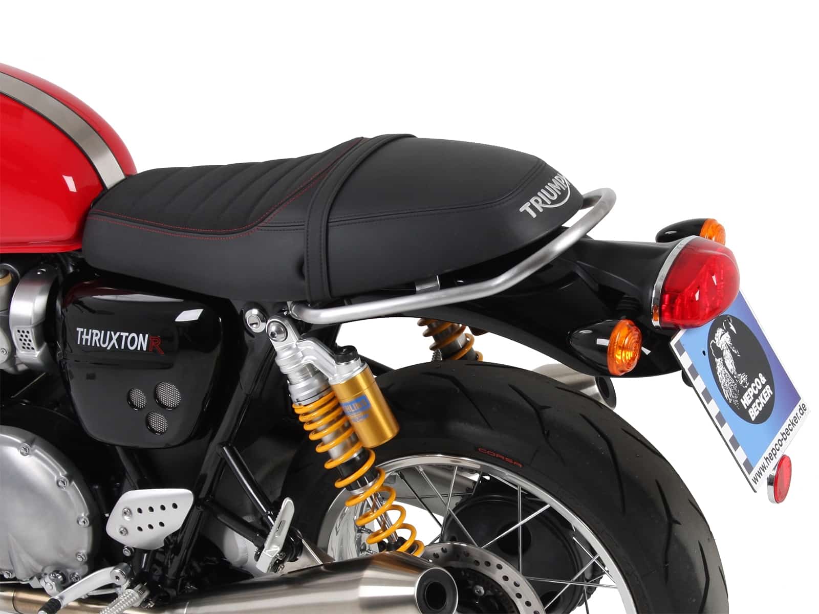 Soziushaltegriff chrom für Triumph Thruxton/R/RS (2016-2024)