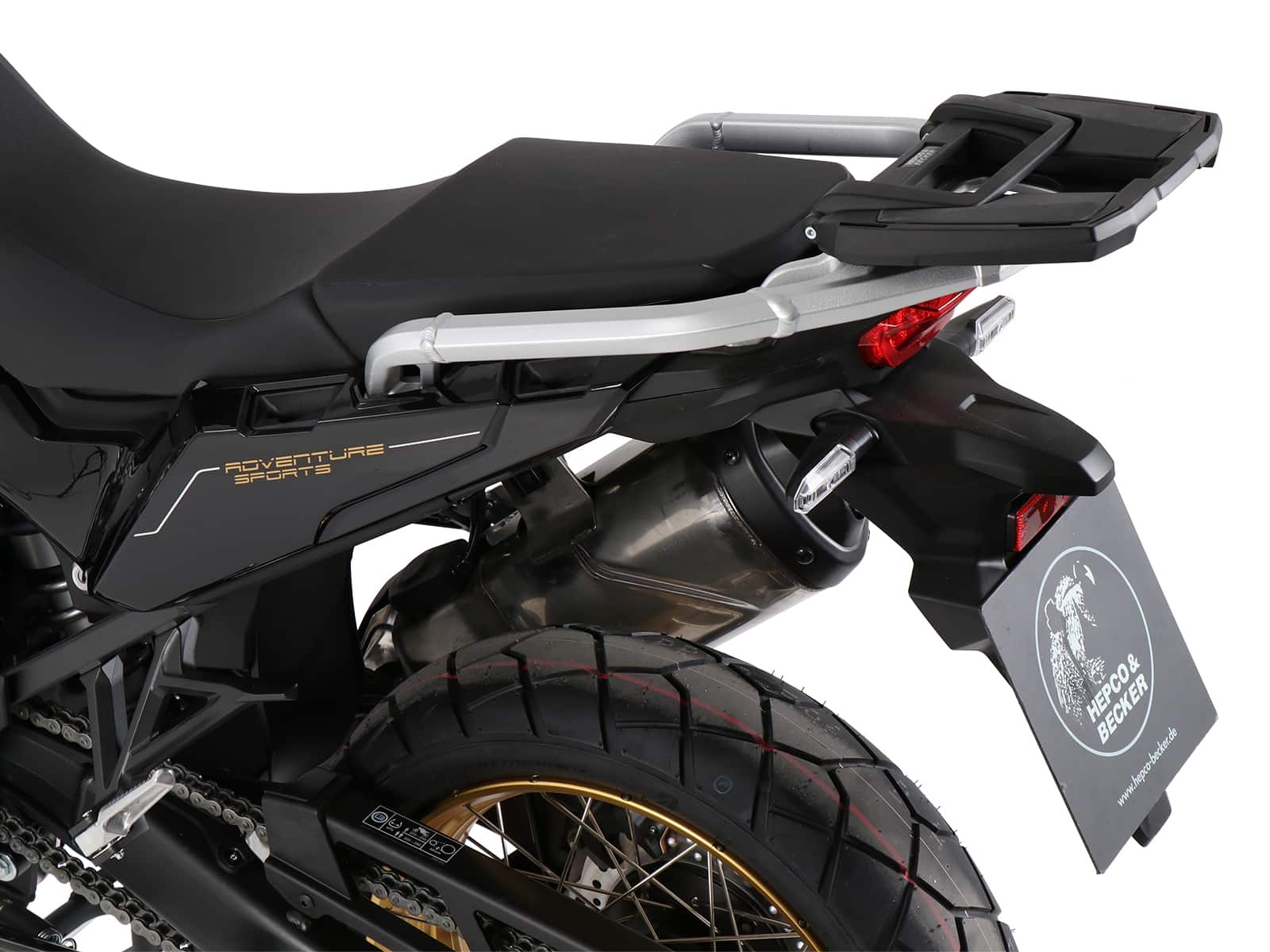 Easyrack Topcaseträger für Kombination mit Originalgepäckbrücke schwarz für Honda CRF 1100L Africa Twin (2019-2023) / Adventure Sports (2020-2023)