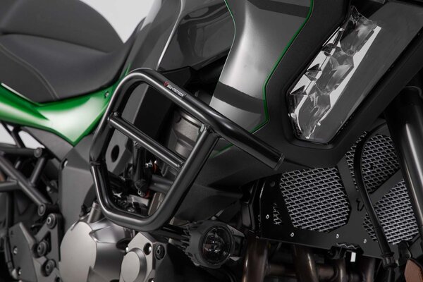Sturzbügel. B-Ware Schwarz. Kawasaki Versys 1000 (18-) / 1100 (24-).