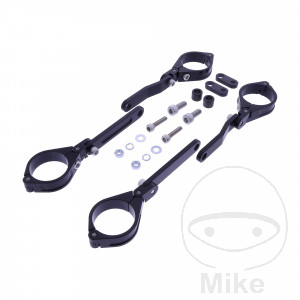 Lampenhalter Daytona 41 mm  einstellbar schwarz