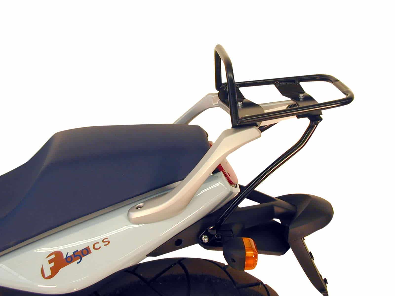 Rohrgepäckbrücke Topcaseträger silber für BMW F 650 CS (2002-2005)
