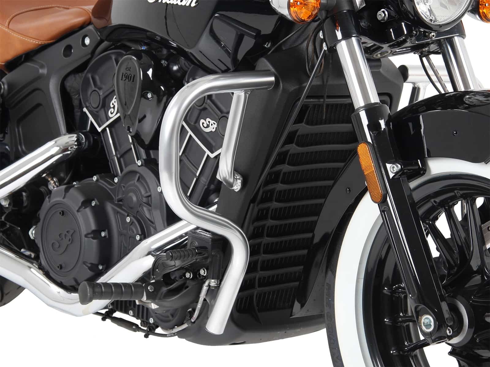 Motorschutzbügel chrom für Indian Scout Bobber / Sixty / Twenty / Rogue (2017-2024)