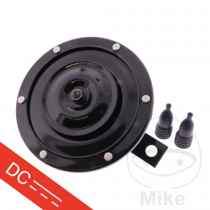 Hupe 12V DC Starkton 500HZ schwarz 125 mm