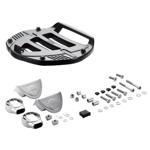 MM Kunststoff-Platten-Kit komplett für F-Träger für Monolock-Topcase / Max. Zuladung 3 kg