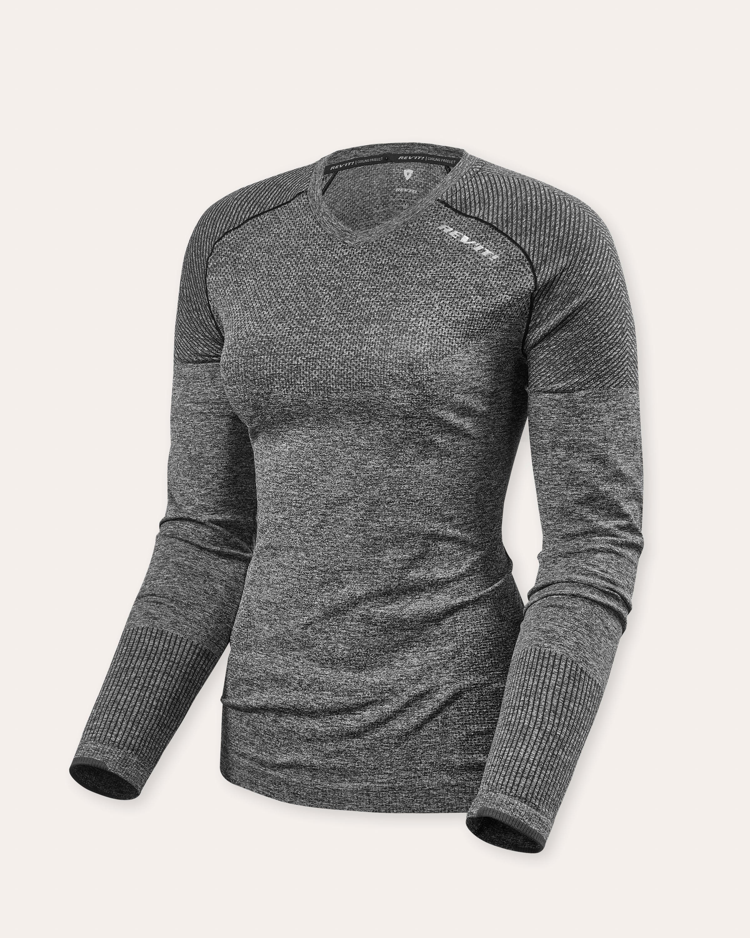 Shirt Airborne LS Ladies Dunkelgrau XS Standard