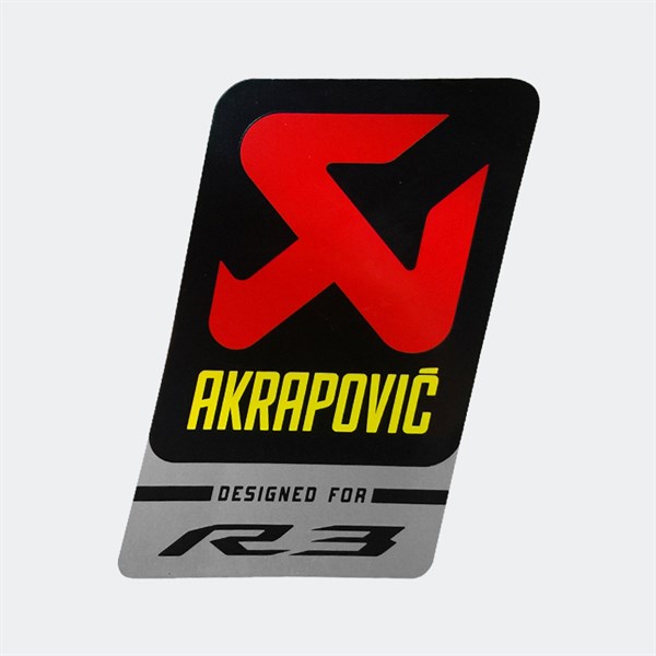 Akrapovic Aufkleber 80 mm hitzefest