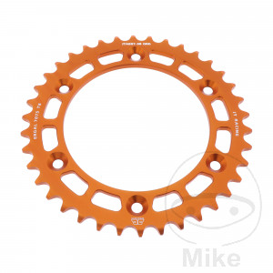 Alu-Kettenrad 38 Zähne Teilung 520 orange JT Innendurchmesser 125 Lochkreis 150