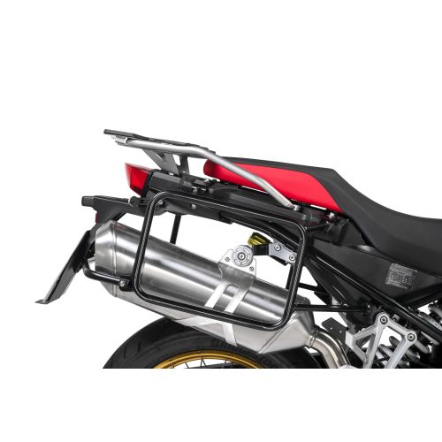 Motorrad Kofferträger Edelstahl, schwarz für BMW F900GS Adventure, F850GS/ Adventure, F800GS(2024-), F750GS